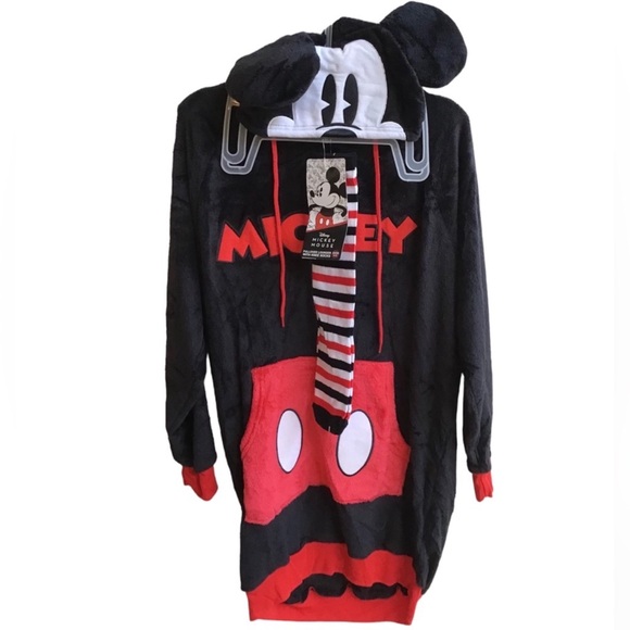 Disney’s Mickey Mouse Sleep Lounger with Socks (NWT) (Size: Small/ 4/6) - Picture 5 of 14
